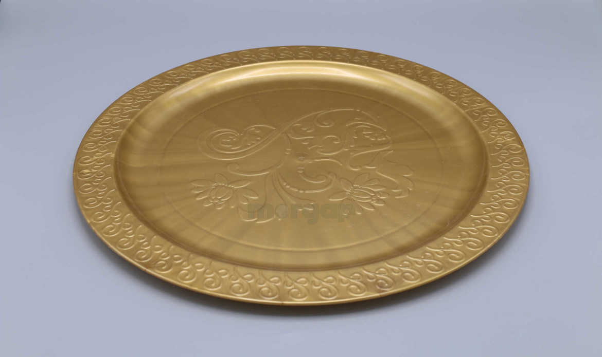 Picture of Golden Round Trays No 36 