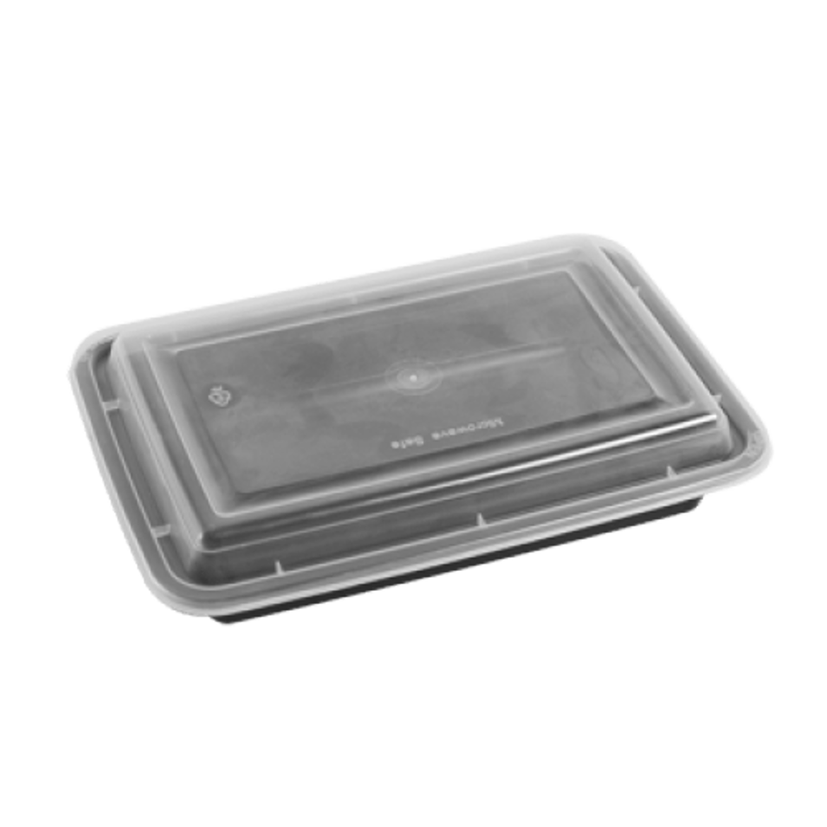 Picture of mic.cont.rect 28 oz black w\lid (re-28) pgl