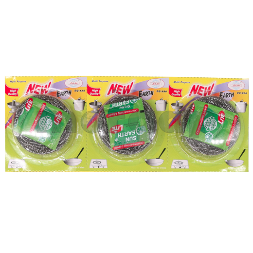 Picture of High Quality Steel Wool Scrubber Pad 3 Pcs