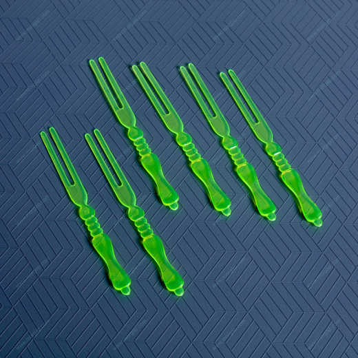 Picture of plastic transparent fruit frok 200 pcs