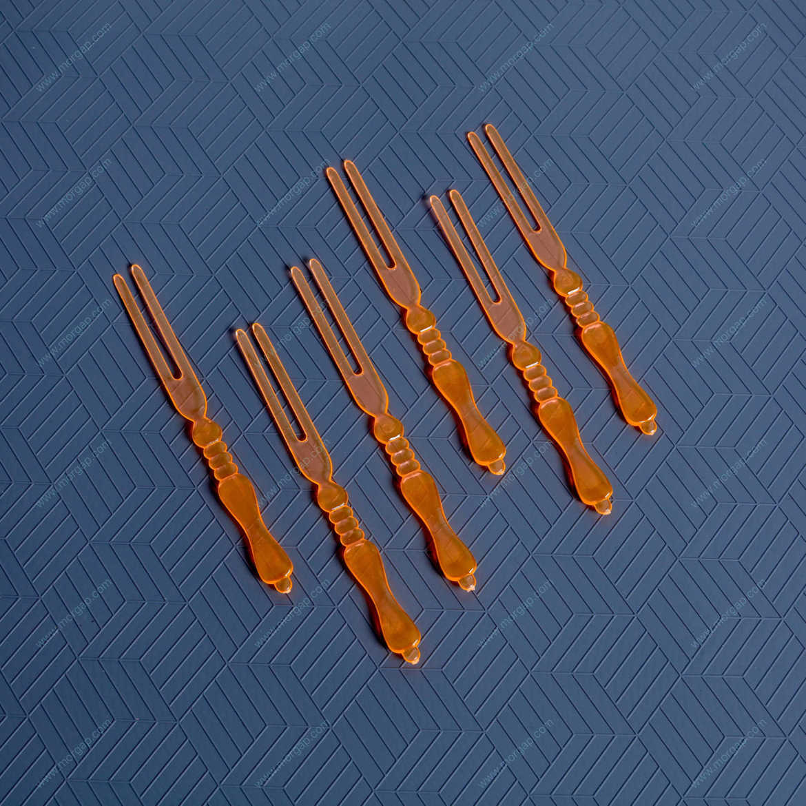 Picture of plastic transparent fruit frok 200 pcs