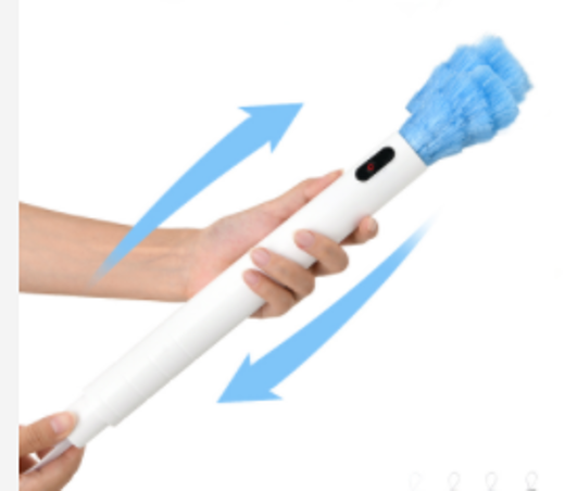 Picture of Electric Telescopic Duster Feather Brush Adjustable Cleaning
