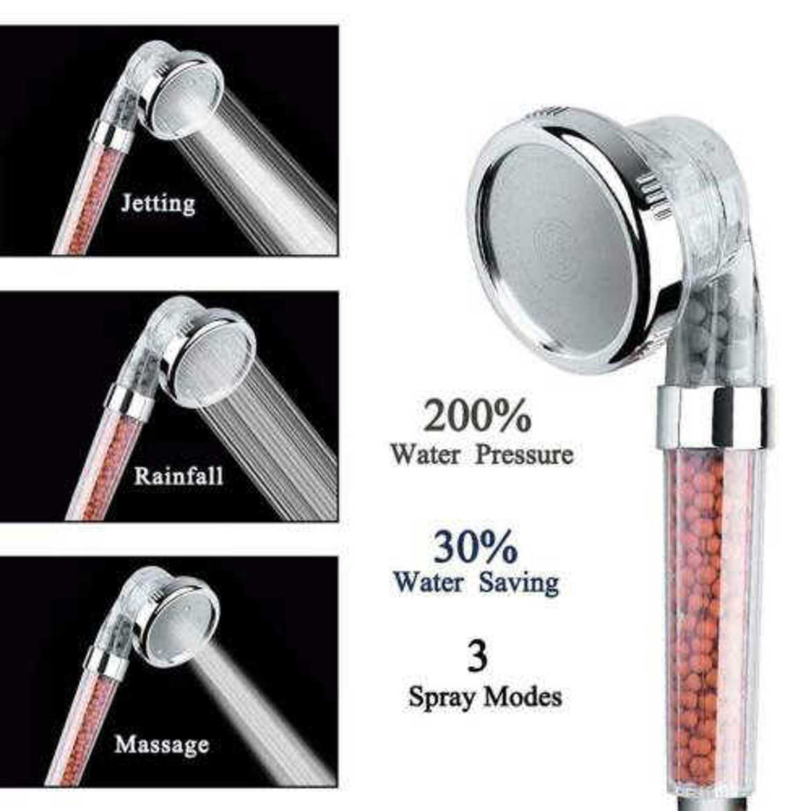 Picture of High Pressure 3-Filter Massage Shower