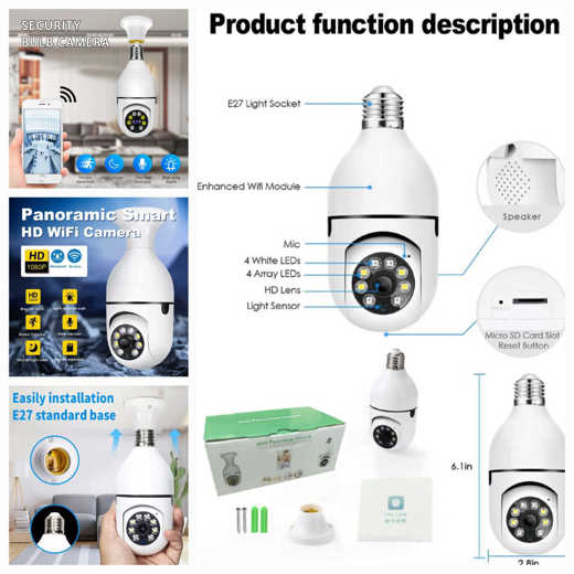 Picture of Panoramic Smart HD WiFi Camera