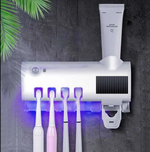 Picture of Toothpaste Dispenser and Sterilizer for Toothbrushes