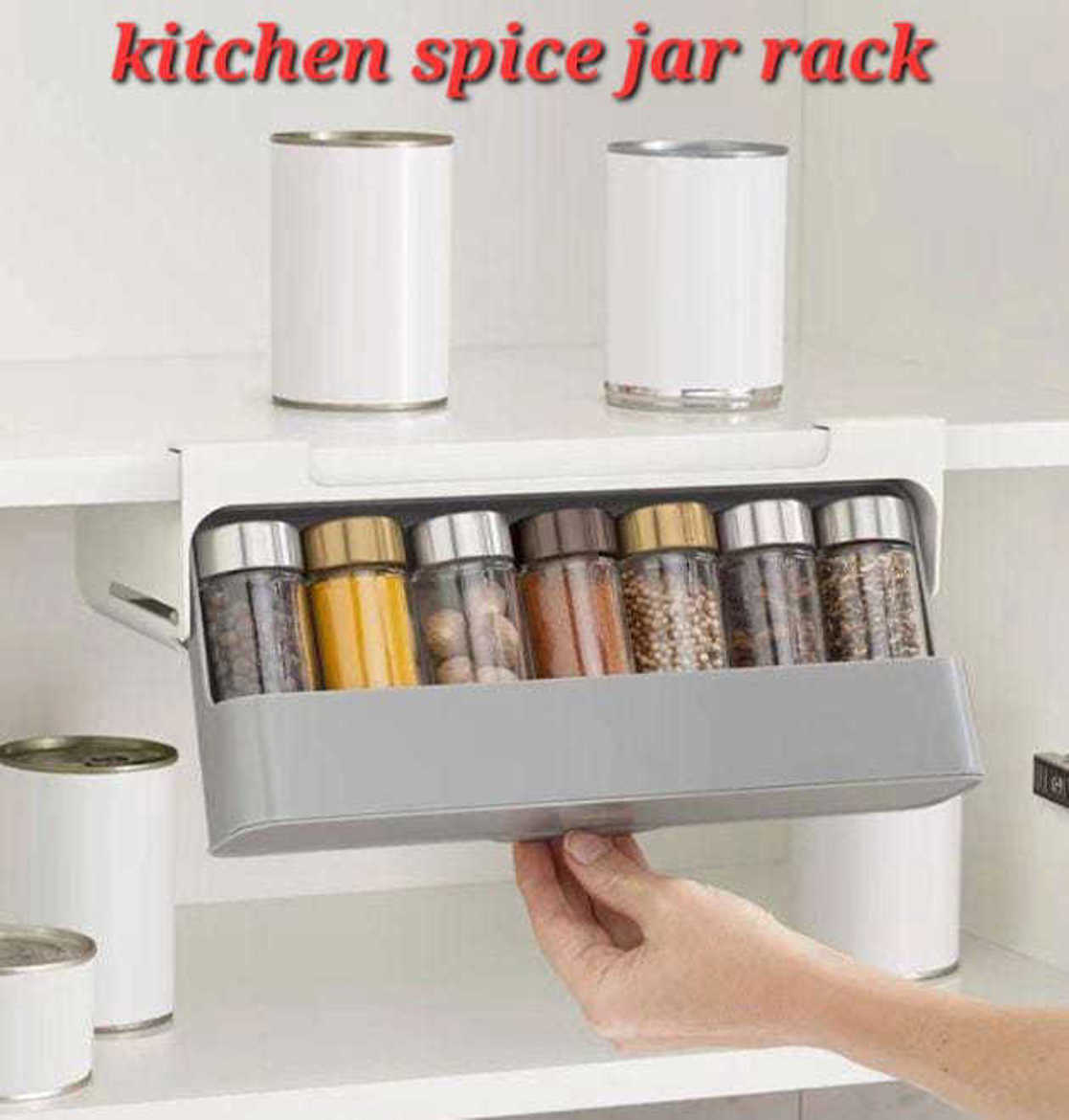 Picture of Kitchen Spice Jar Rack