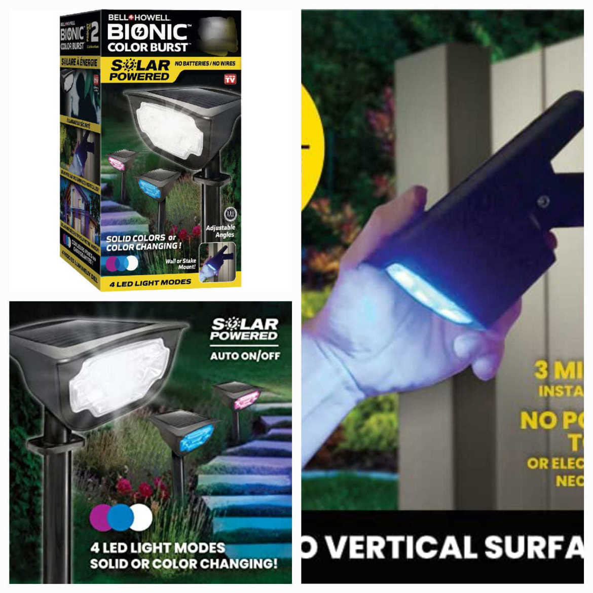 Picture of Solar Spotlights Outdoor IP67 Waterproof