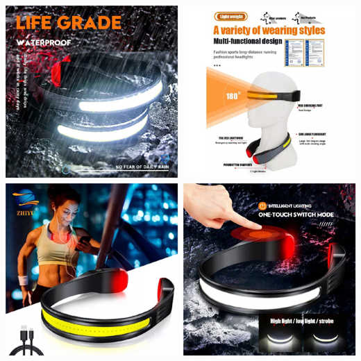 Picture of Rechargeable Headband Light