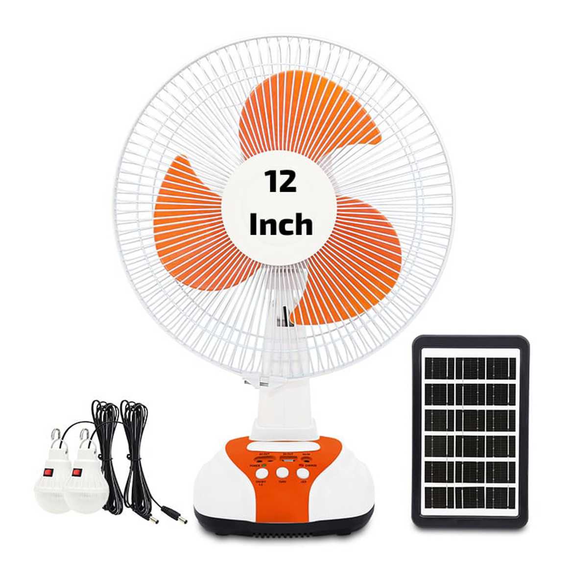 Picture of مروحة تعمل بالطاقة الشمسية مع إمكانية الشحن