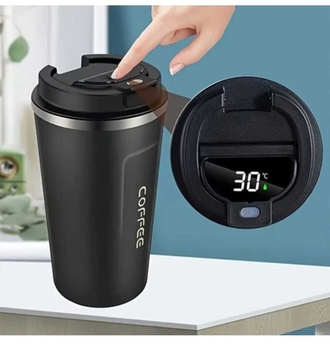 Picture of كوب قهوة حراري مع شاشة عرض لدرجة الحراة 